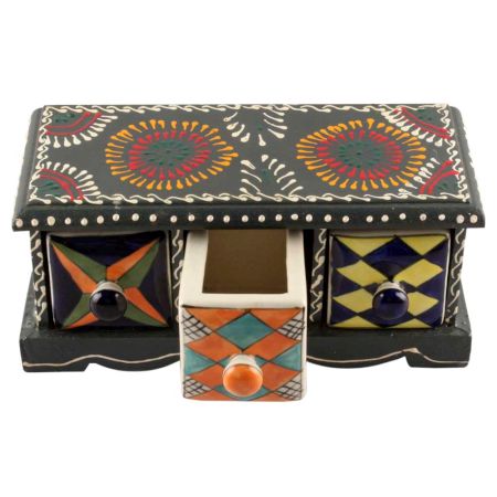 Spice Box-1427 Masala Rack Container Gift Item